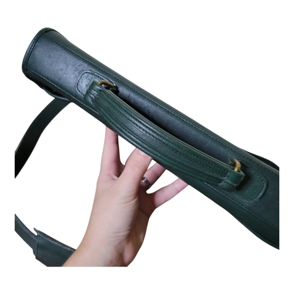 Vintage Coach Colebrook #5181 Green 2way Shoulder Bag Messenger Briefcase - Picture 7 of 12